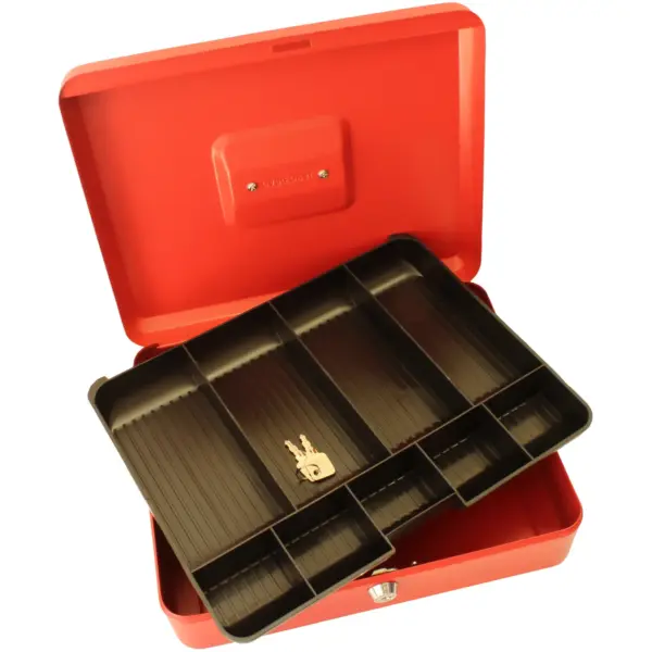 Cathedral Cash Box Red W:152mm xD:115mmH:80mm