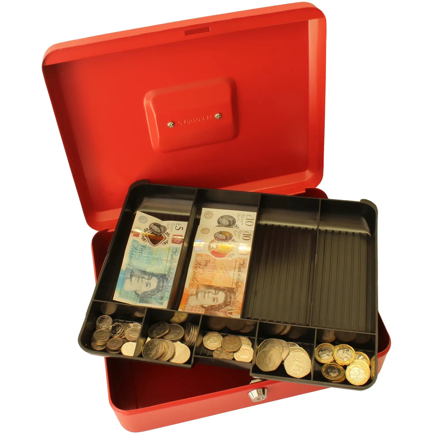 Cathedral Cash Box Red W:152mm xD:115mmH:80mm