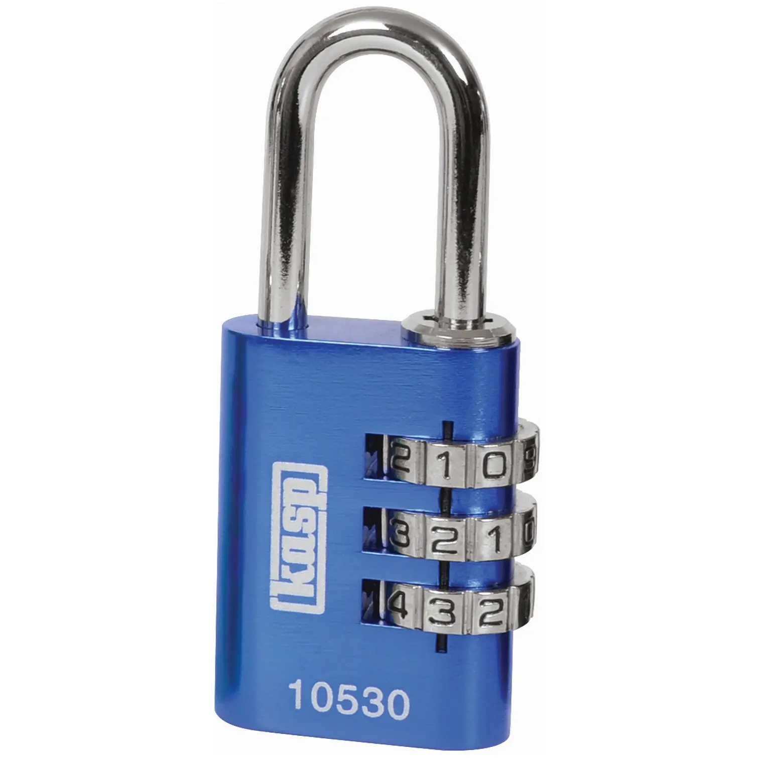 Kasp 30mm Combination Padlock Blue