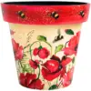 Creekwood Zest Garden Indoor Outdoor Pot Poppies & Bees 30cm