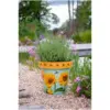 Creekwood Zest Garden Indoor Outdoor Pot Watercolour Sunflower 30cm