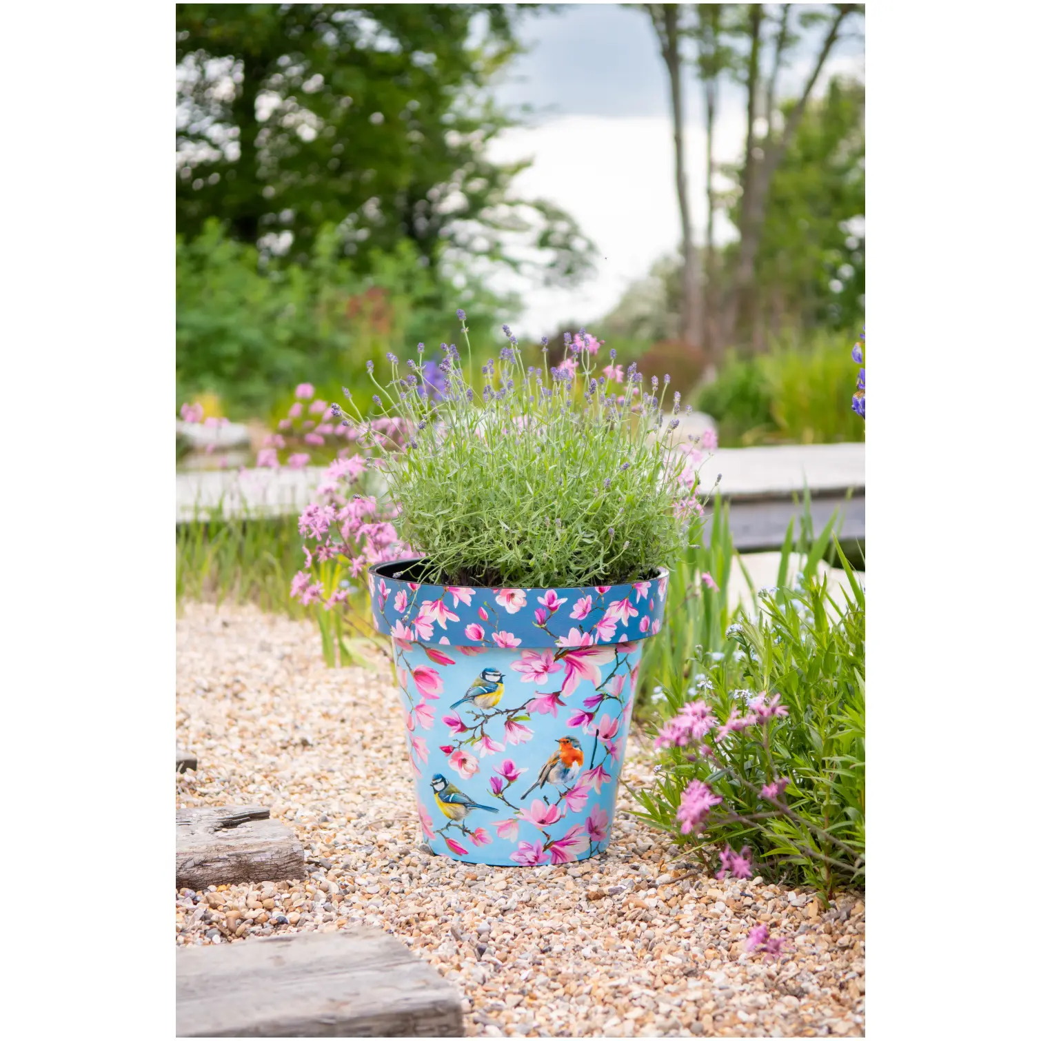 Creekwood Zest Pot Watercolour Birds 30cm