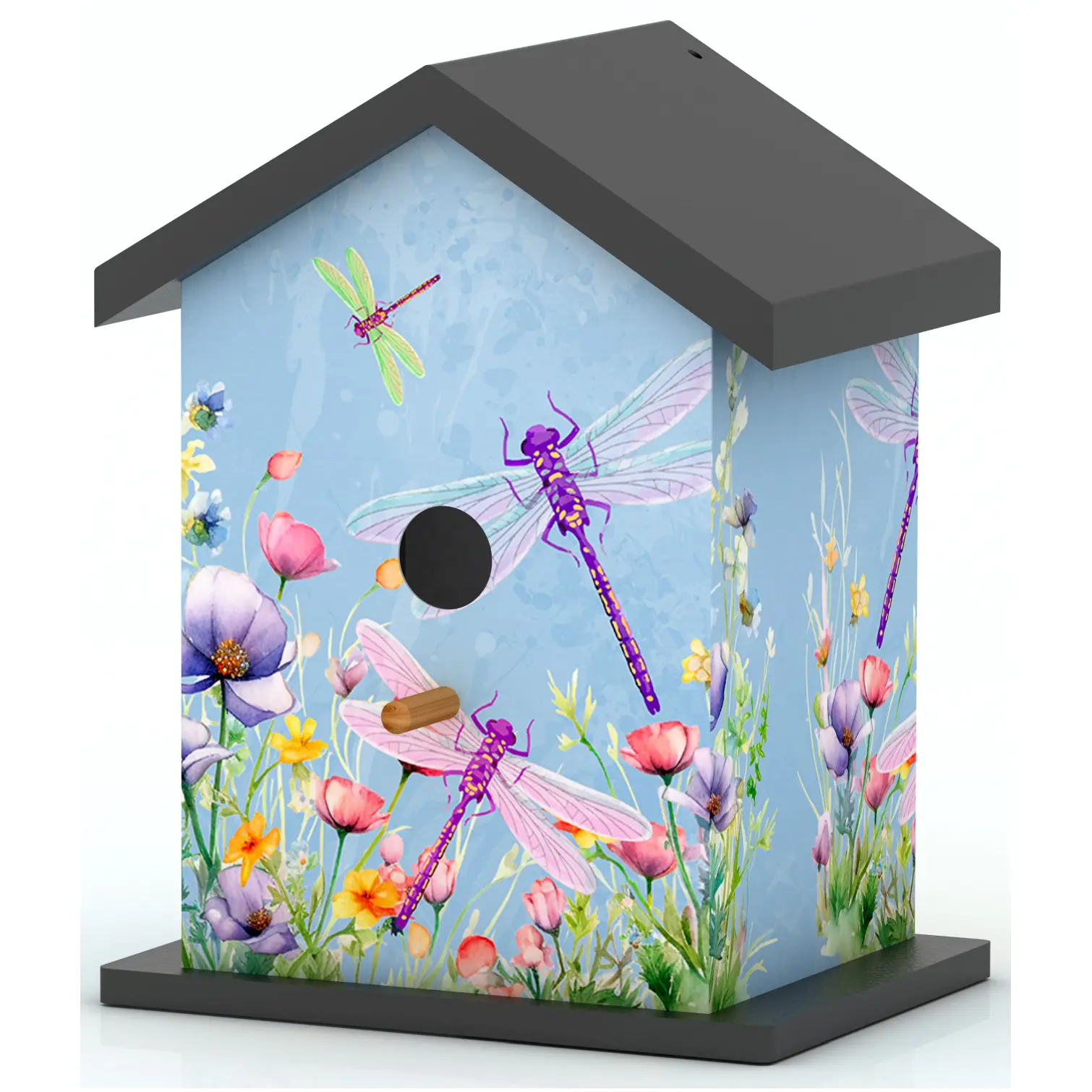 Creekwood Zest Birdhouse Dragonflies