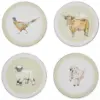 Cooksmart Buttercup Farm Coasters Round 4 Pack