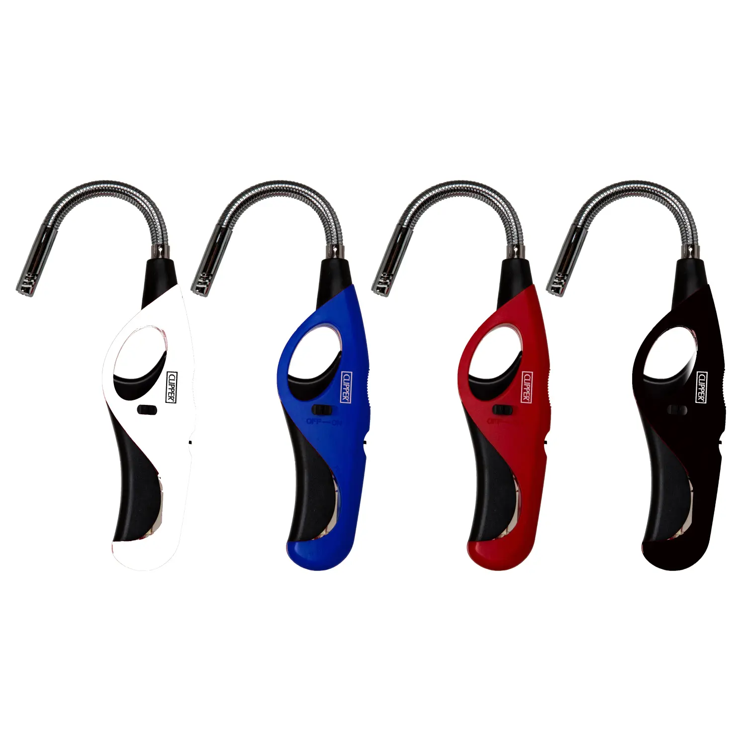 CLP0032 Clipper Wave Flexi Gas Lighter Assorted Colours