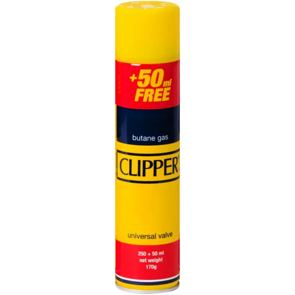 Clipper 250 + 50ml Butane Gas Refill