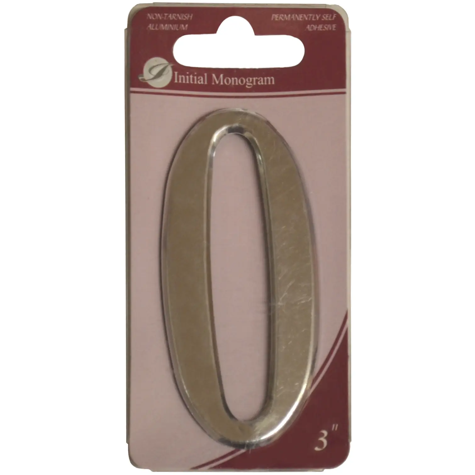 Aluminium 75mm (3") Numeral No.0