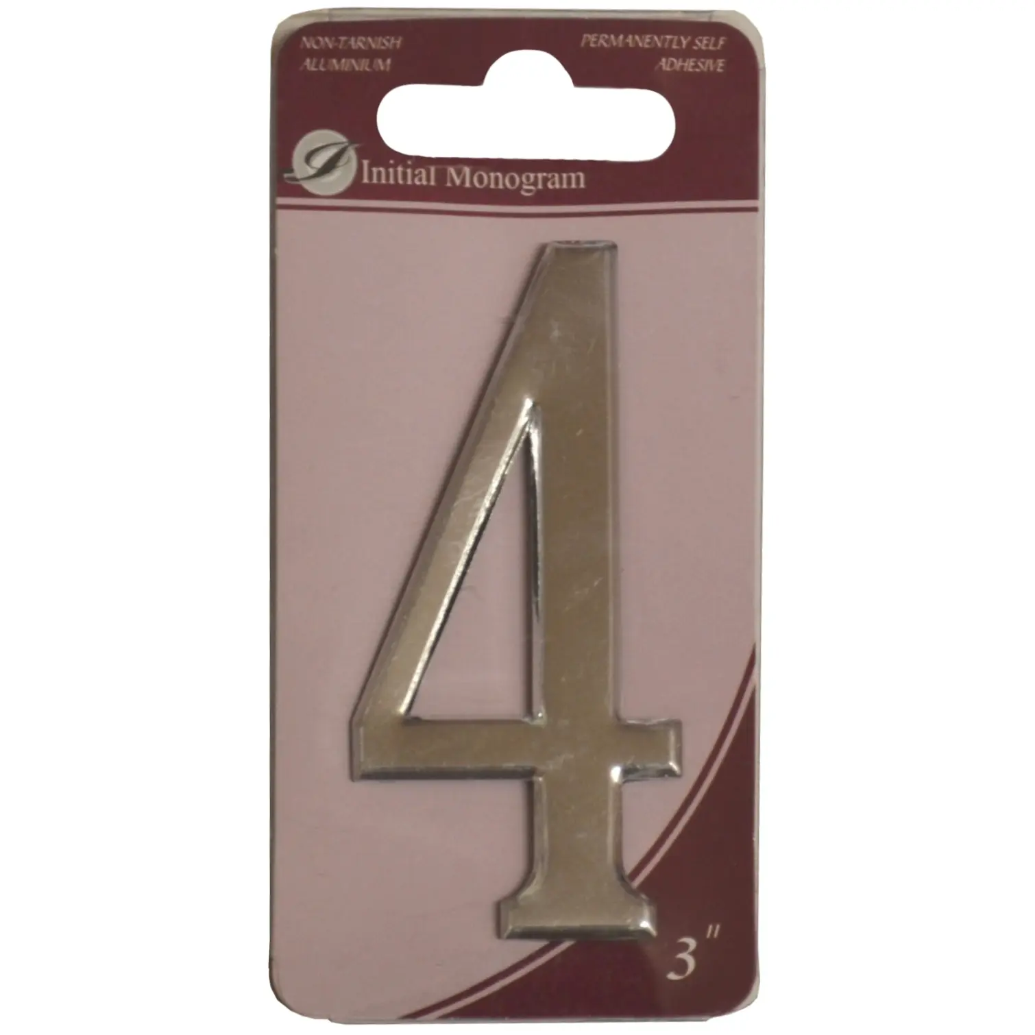 Aluminium 75mm(3") Numeral No.4