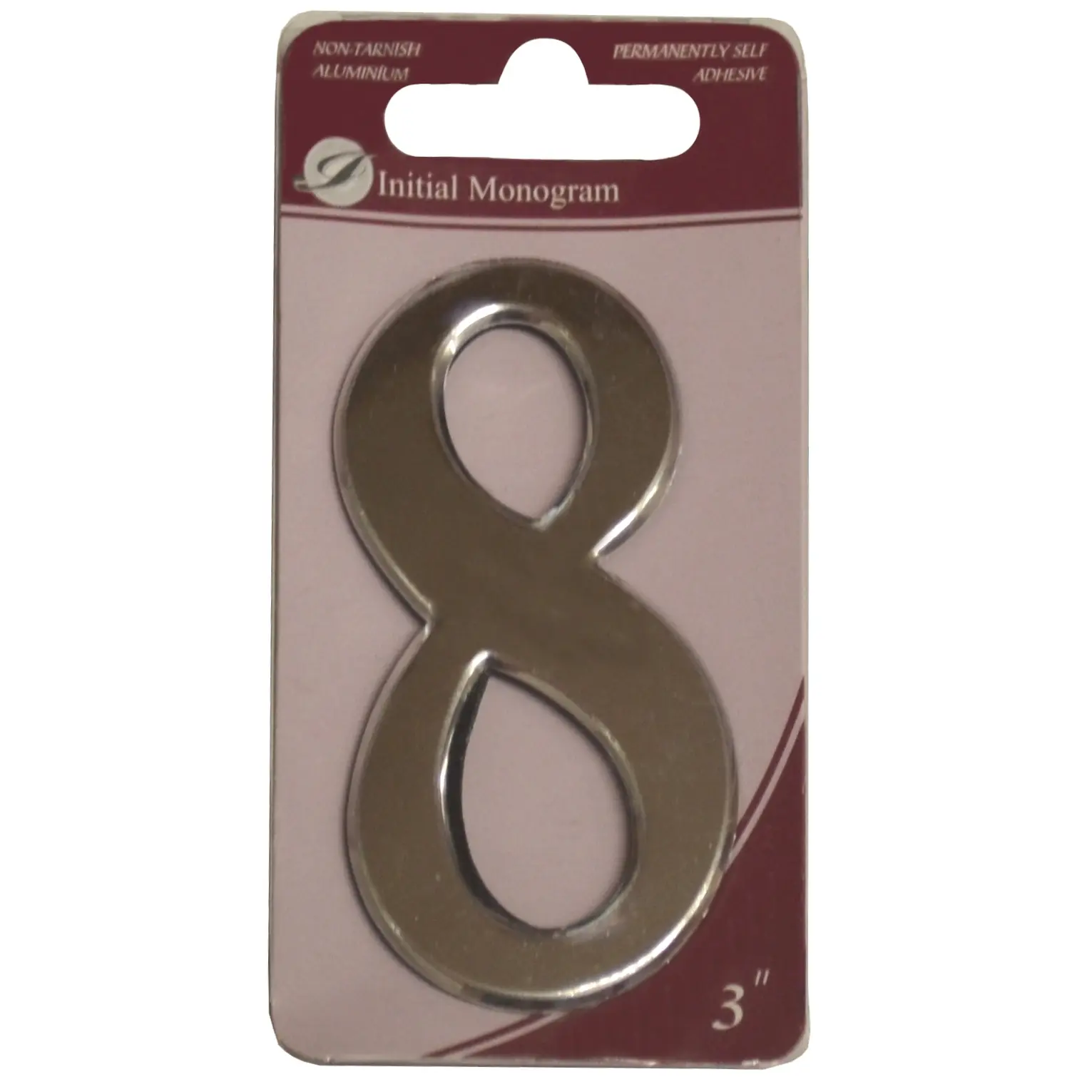 Aluminium 75mm(3") Numeral No.8