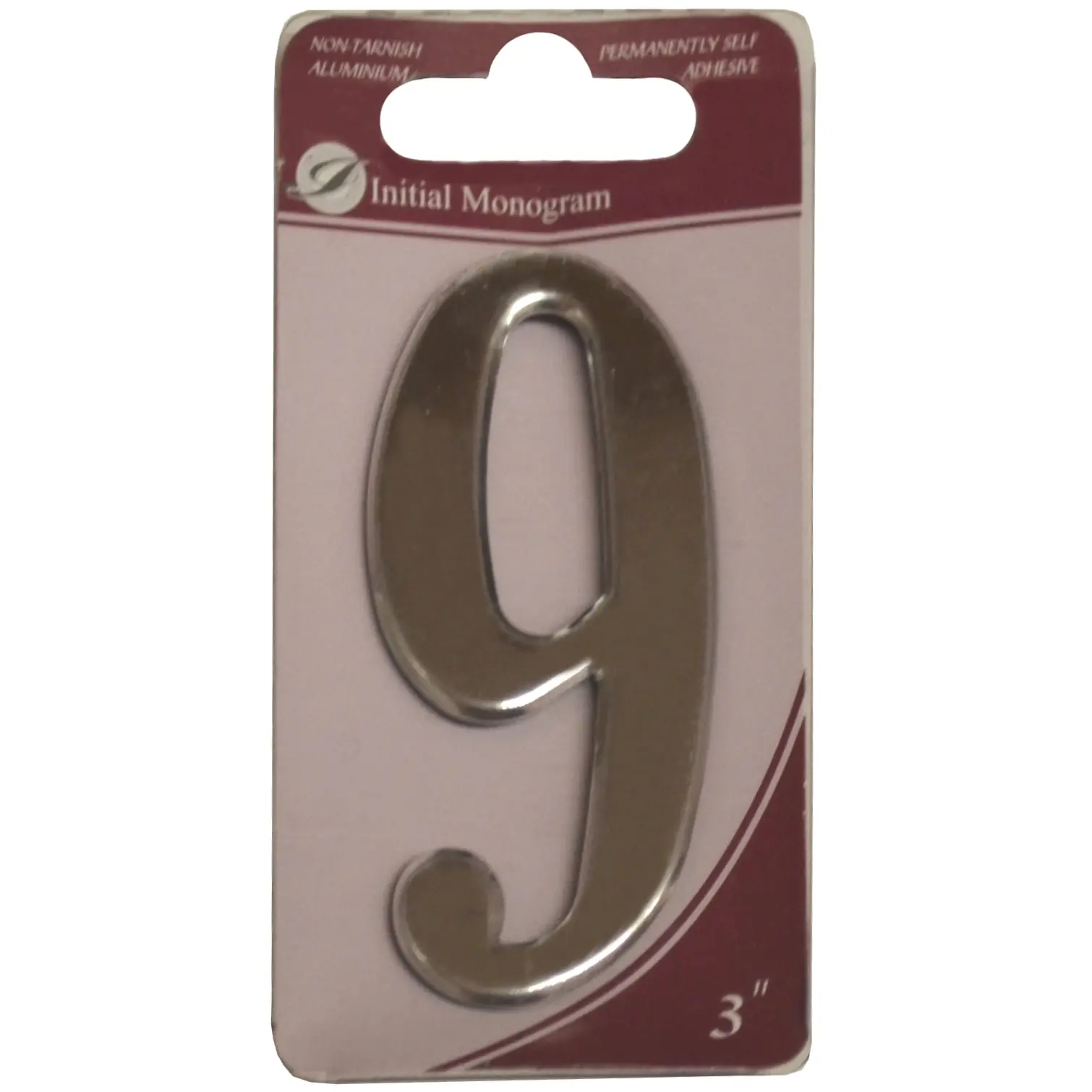 Aluminium 75mm(3") Numeral No.9