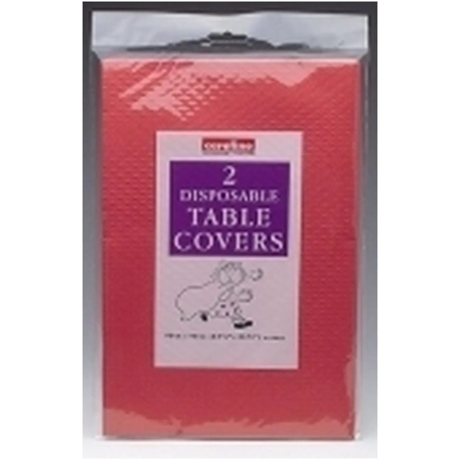 Caroline Red Table Covers Pk of 2