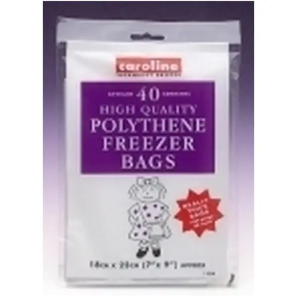 CPA0150 Caroline Freezer Bags 18x23cm Pk of 40