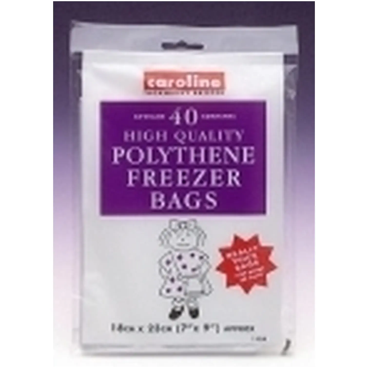 Caroline Freezer Bags 18x23cm Pk of 40
