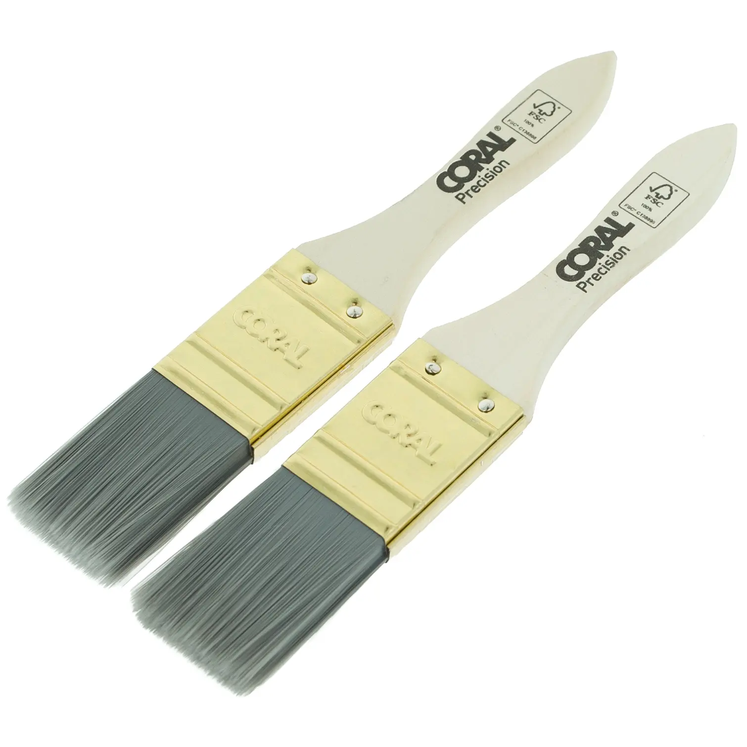 CRL0010_2 Coral Tester Pot Brushes 25mm (pk2)