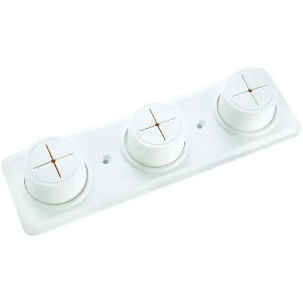 Croydex Treble Cloth Holder Cream