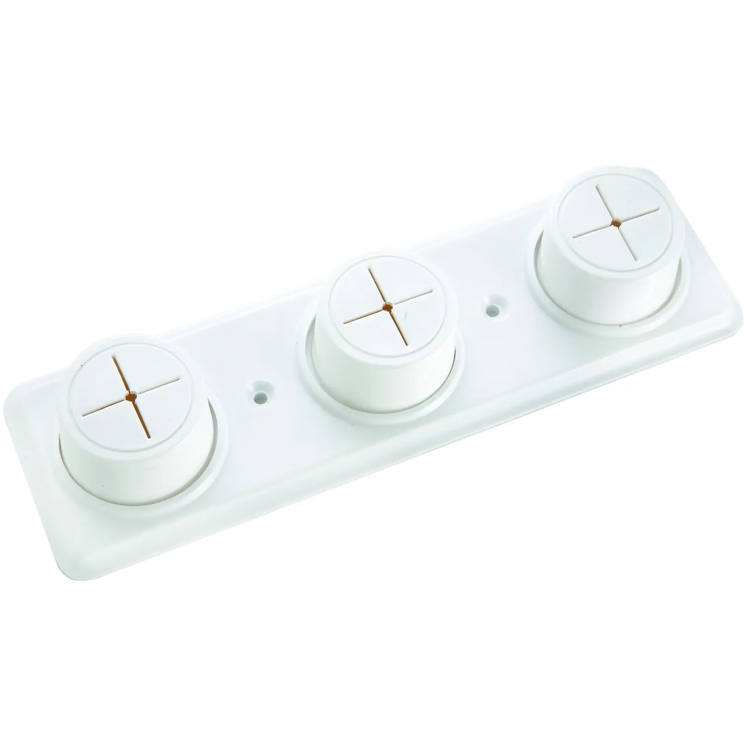 CRO0007 Croydex Treble Cloth Holder Cream
