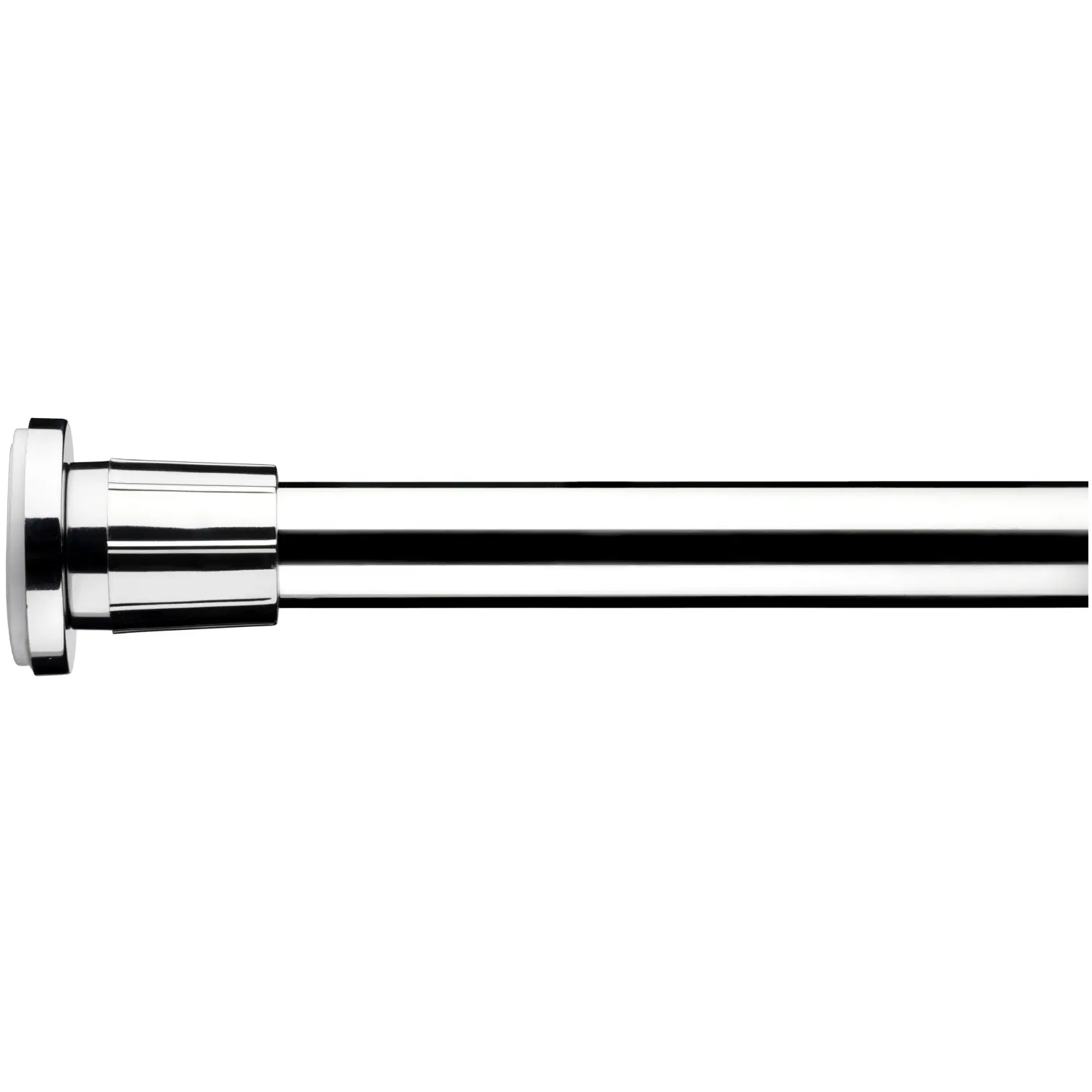 CRO0153 Croydex Stick 'n' Lock Chrome Telescopic Shower Curtain Rod 260cm