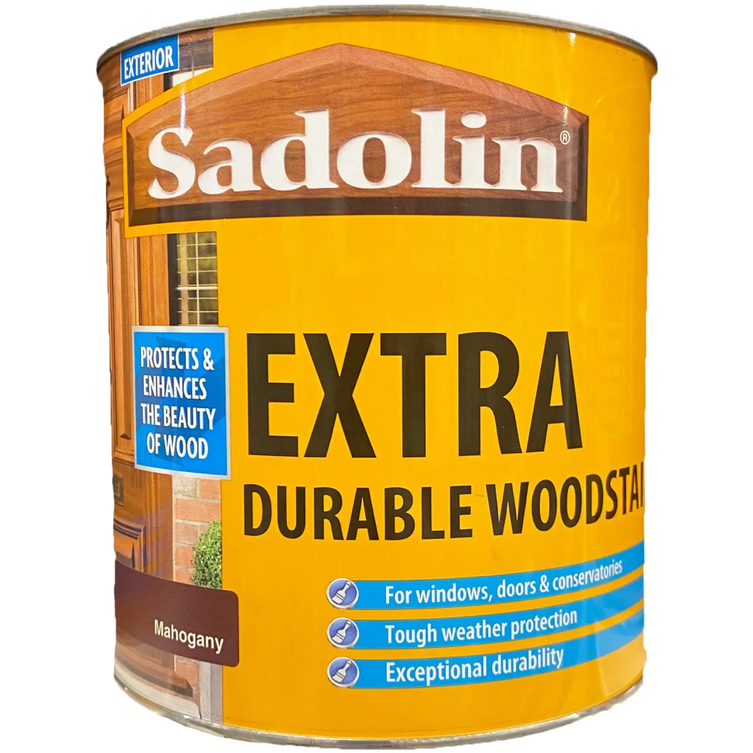 Sadolin Extra Woodstain 1ltr Mahogany