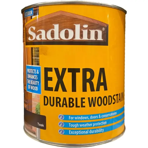Sadolin Extra Woodstain 1ltr Teak