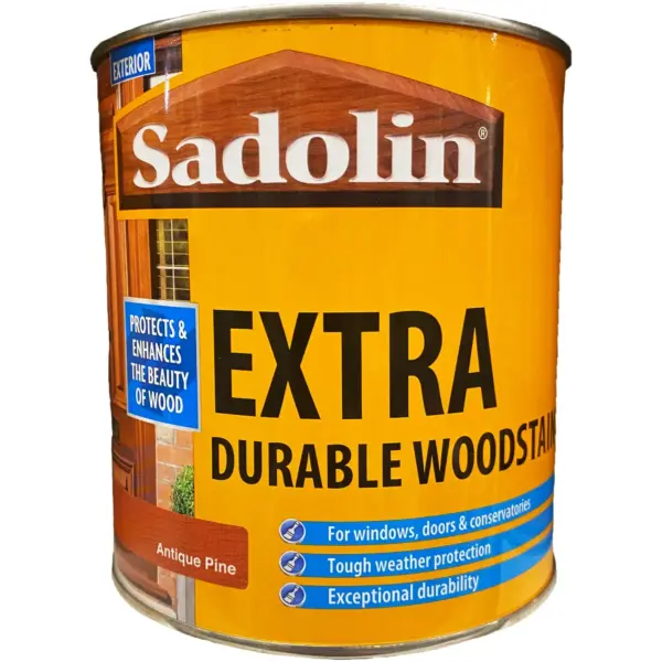 Sadolin Extra Woodstain 1ltr Antique Pine
