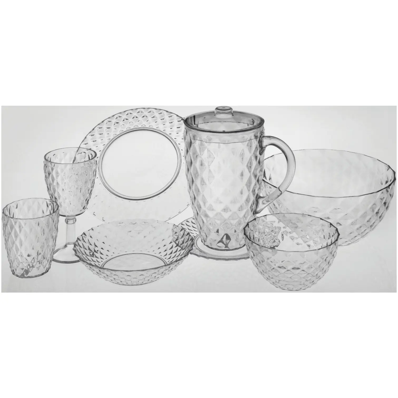Casa & Casa Capri Soup Plate Clear 20cm