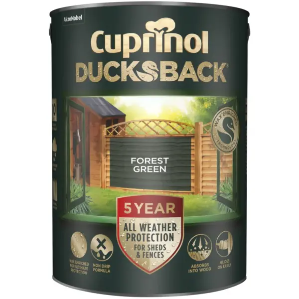 CUP0039 Cuprinol Ducksback Forest Green 5 Litre
