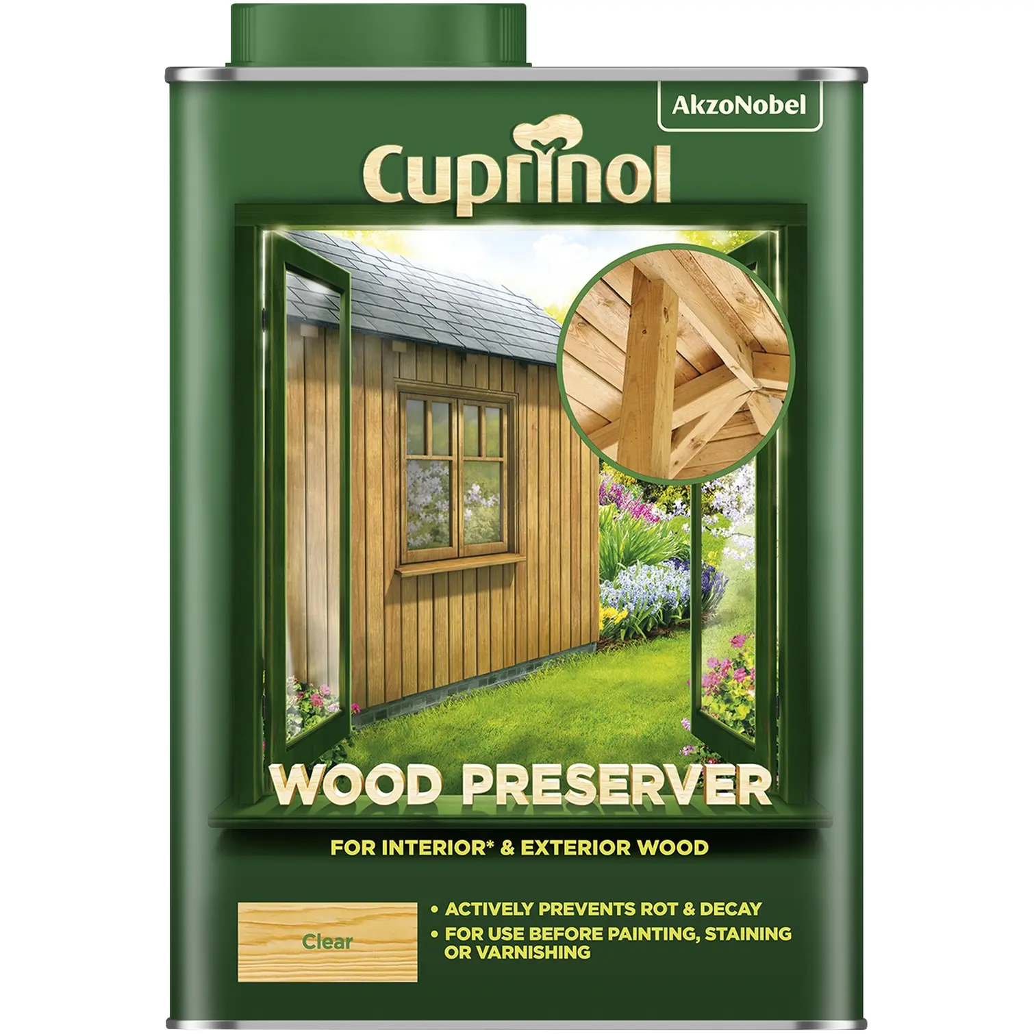 CUP0050 Cuprinol Wood Preserver Clear 1ltr