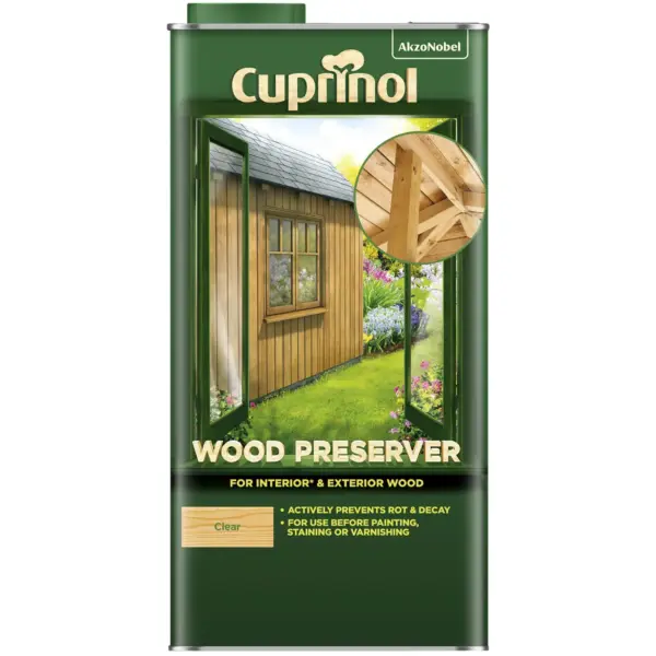 Cuprinol Wood Preserver Clear 5ltr