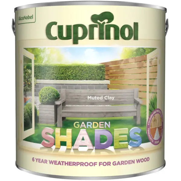Cuprinol Garden Shades Muted Clay 2.5Ltr