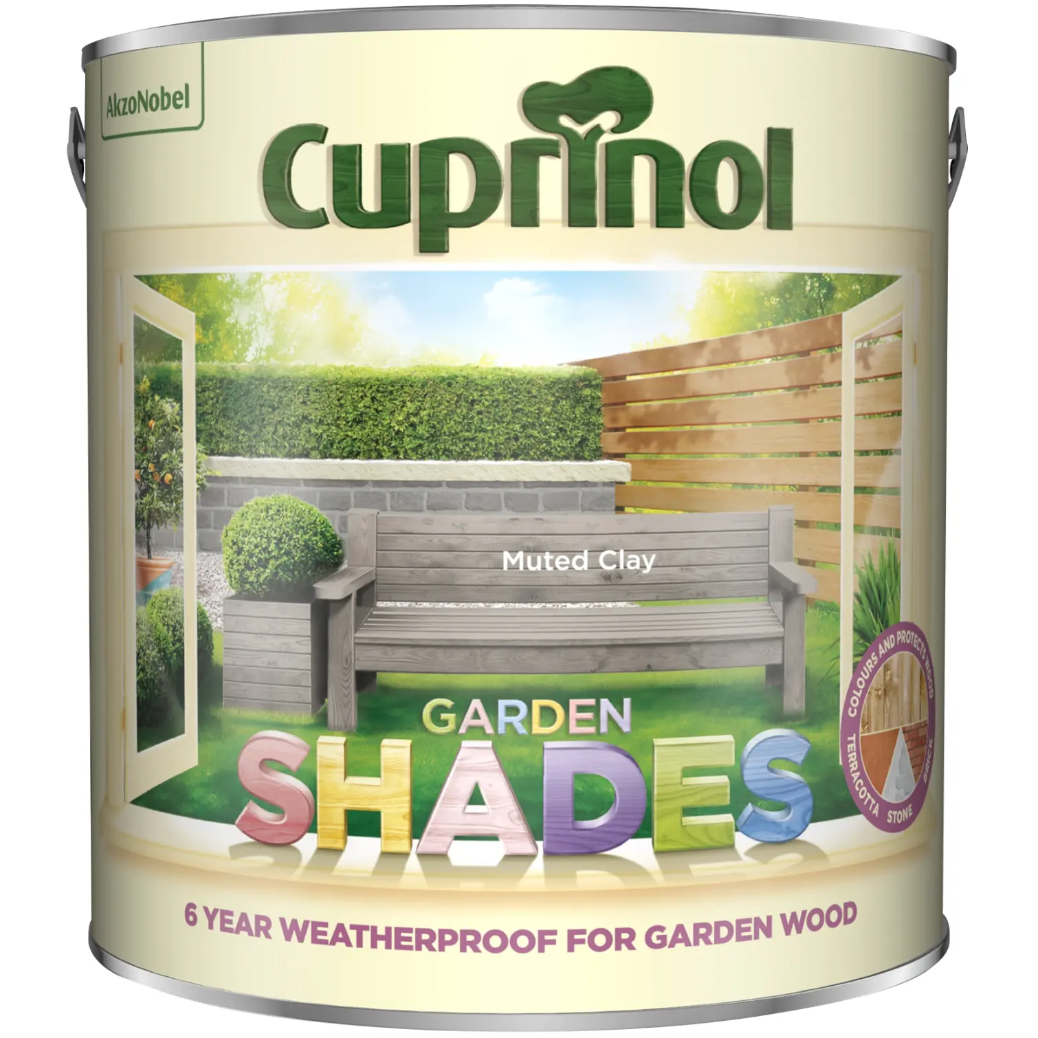 CUP0245 Cuprinol Garden Shades Muted Clay 2.5Ltr