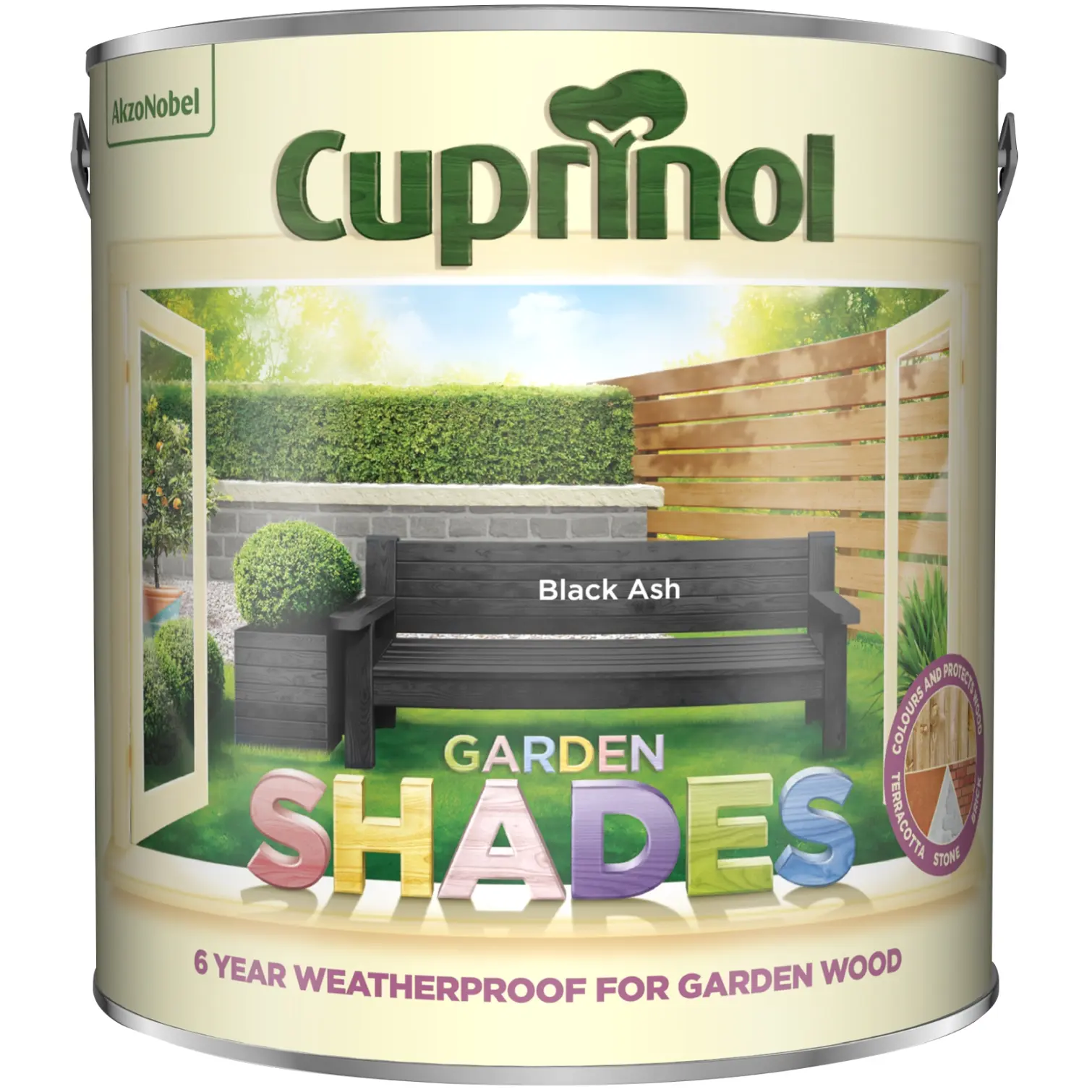 CUP0246 Cuprinol Garden Shades Black Ash 2.5Ltr