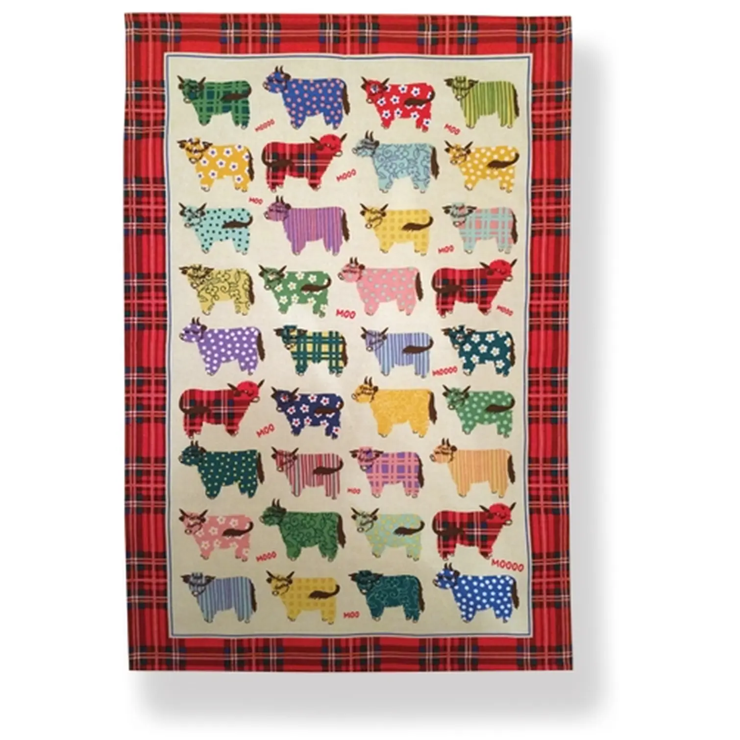 D&C Highland Cow Tea Towel