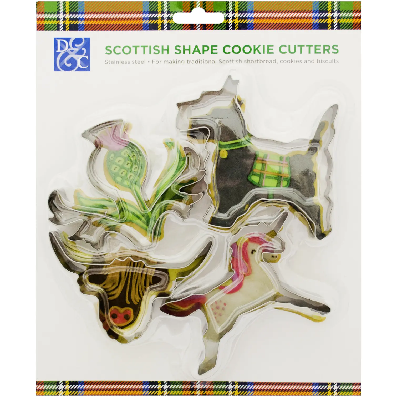D&C Supplies Scottish Shape Cookie Cutters