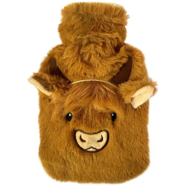 DCS0093 D&C Hairy Cow Hot Water Bottle 500ml