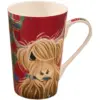 DCS0112 McMoo Tartan Paint Large Mug
