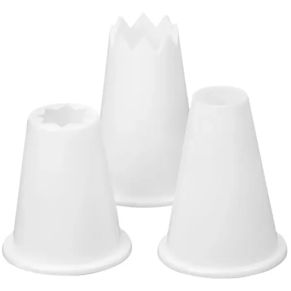 Dexam Meringue Piping Nozzles Pack of 3