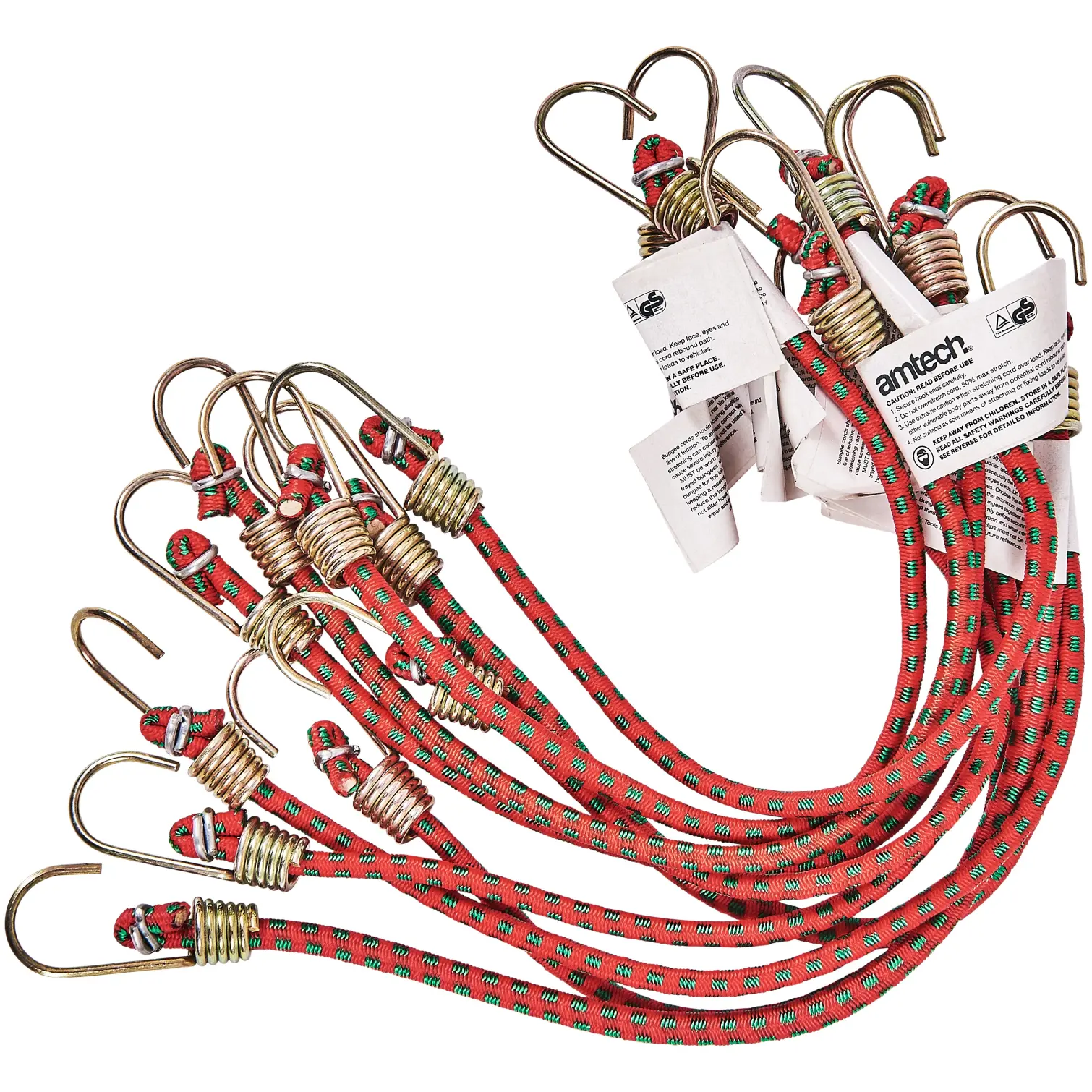 Amtech Mini Bungee Cords pk10