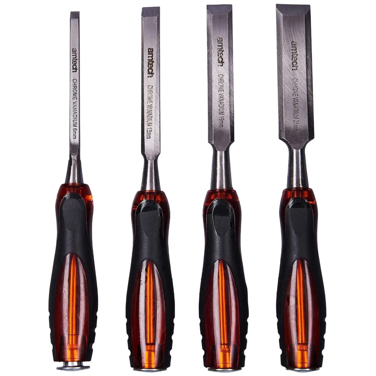 DKT0016 amtech 4 Piece Go Thru Wood Chisel Set