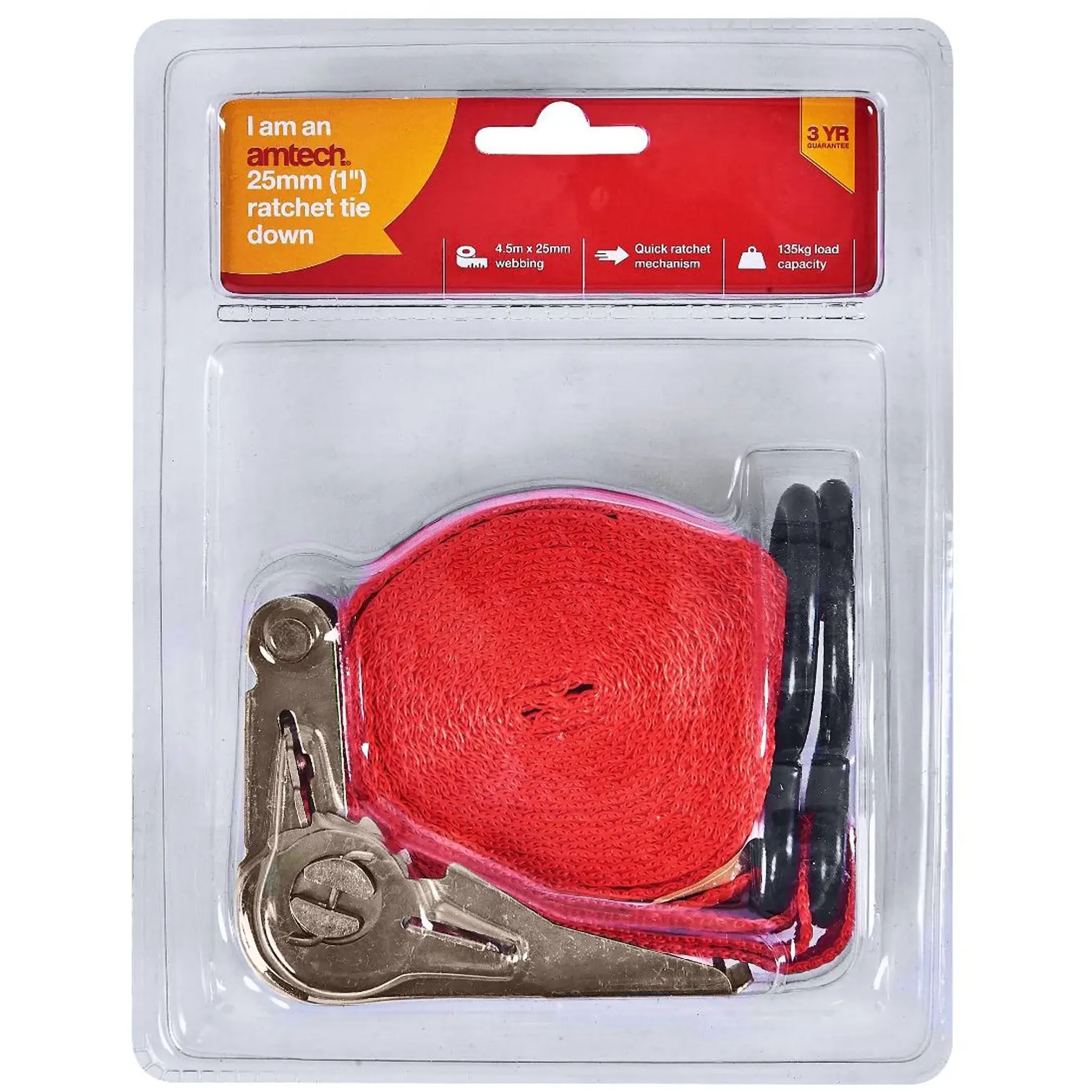 Am-Tech Ratchet Tie Down 25mm