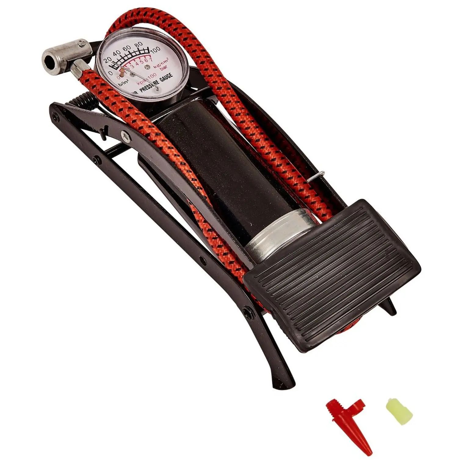 Amtech Single Car Foot Pump & Guage