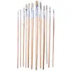 Amtech Flat Fitch Brushes Pack of 12