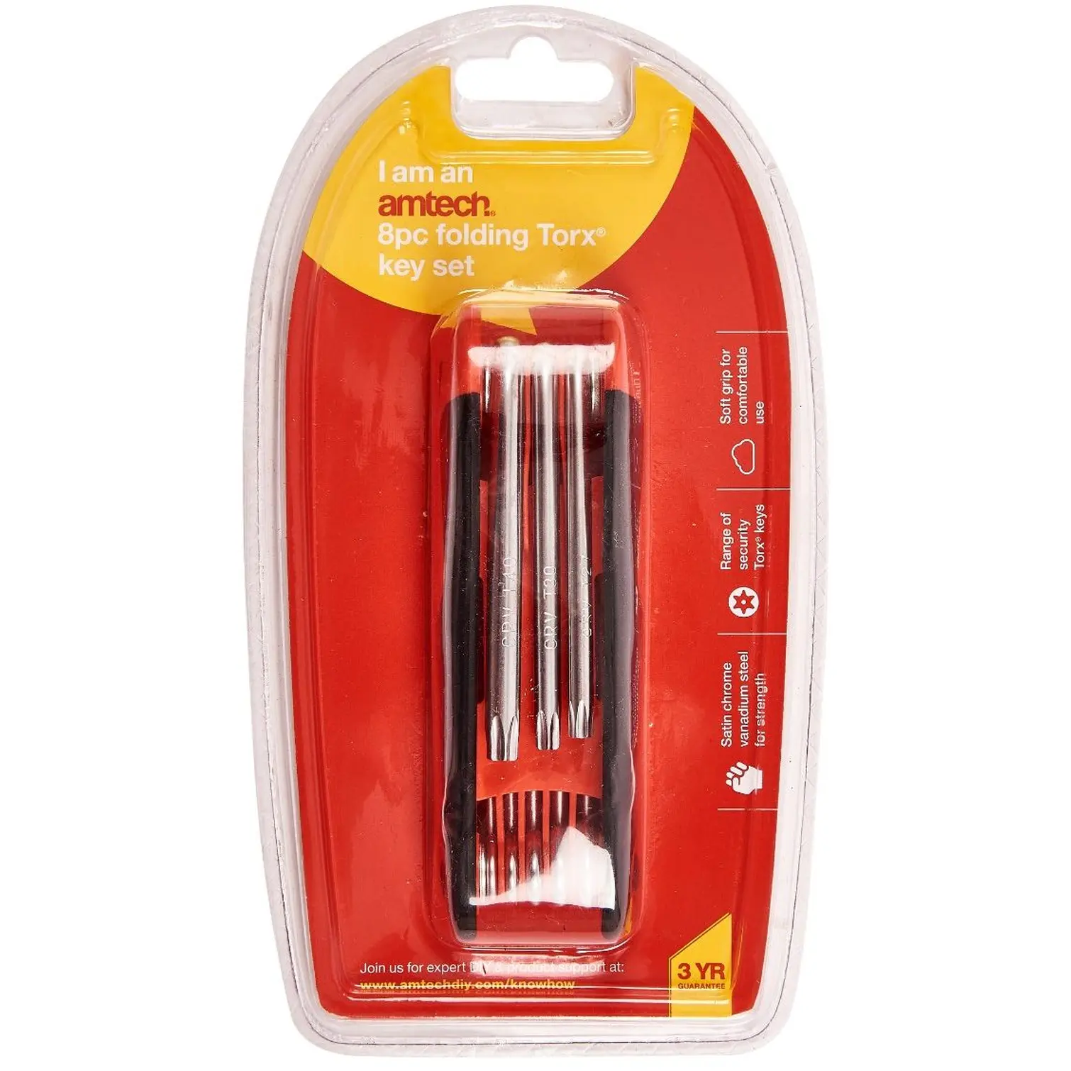 Amtech 8pc Folding Torx Key Set