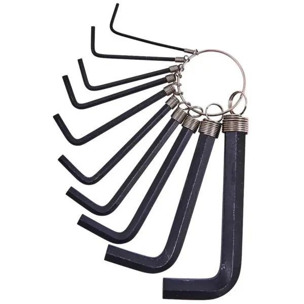 DKT0070 Amtech 10pc Metric Hex Key Set & Keyring