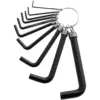 Amtech 10pc Metric Hex Key Set & Keyring