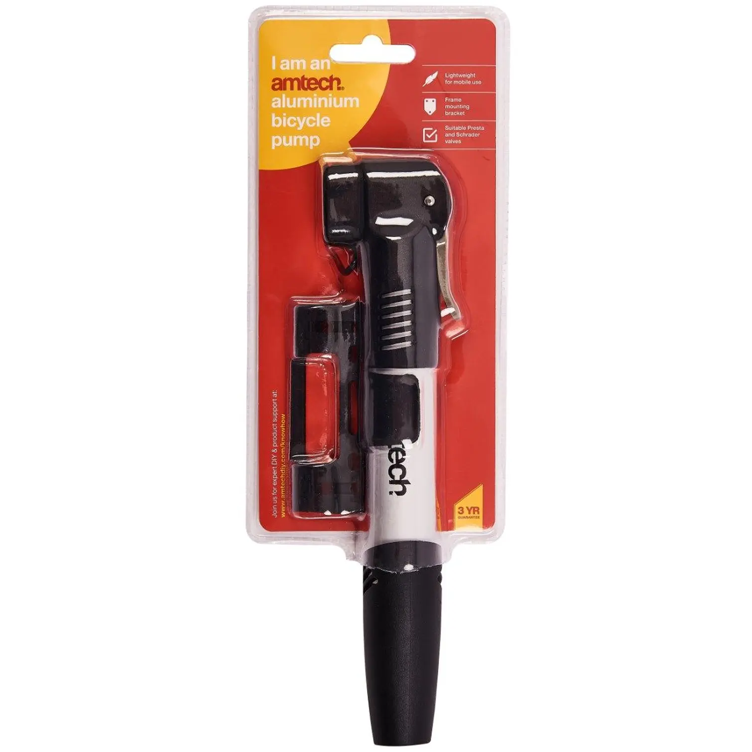 Amtech Aluminium Bicycle Pump