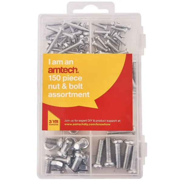 Amtech 150pc Nut & Bolt Assortment