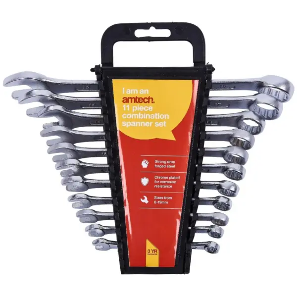 Amtech 11Pce Metric Combination Spanner Set