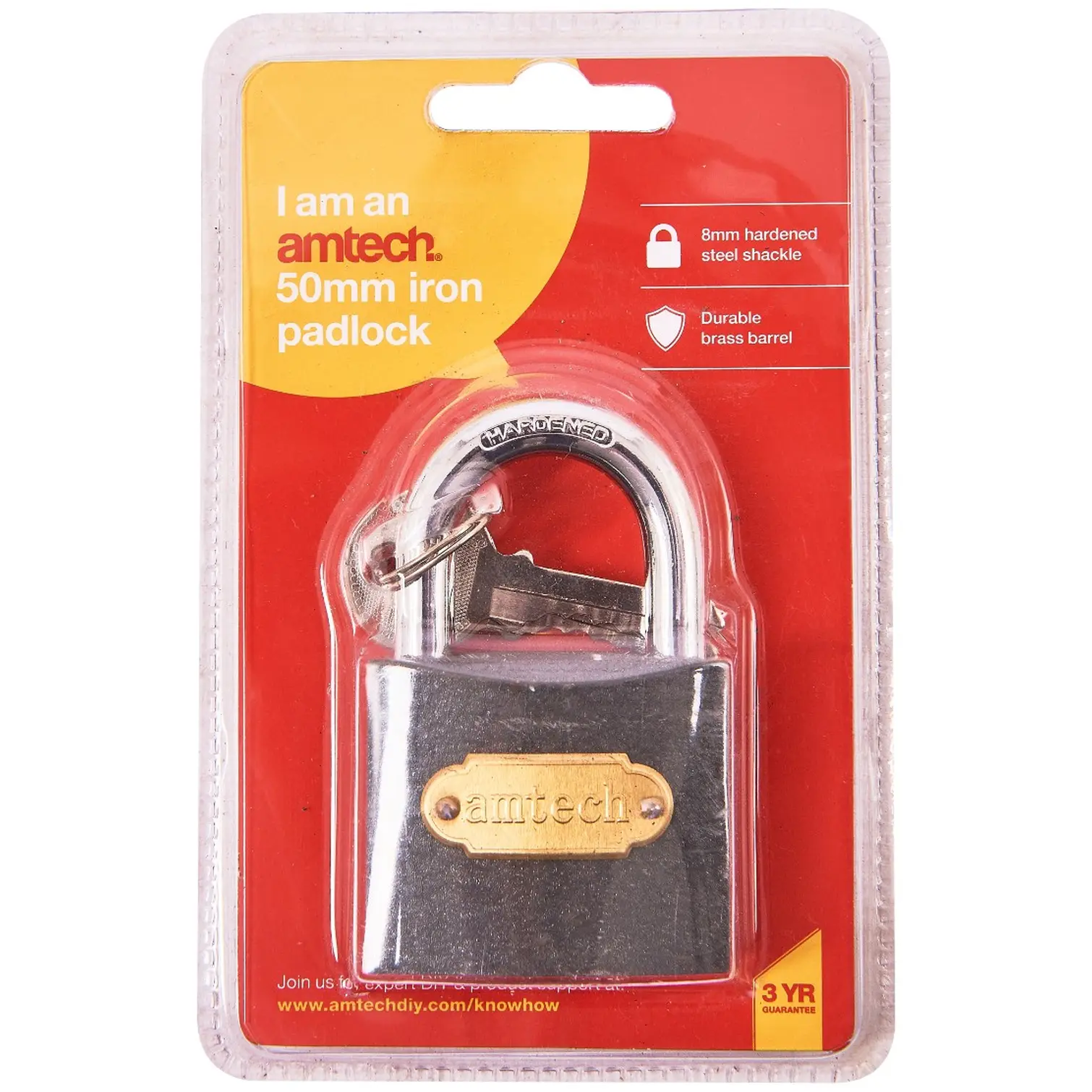 DKT0206_1 Amtech Iron Padlock 50mm