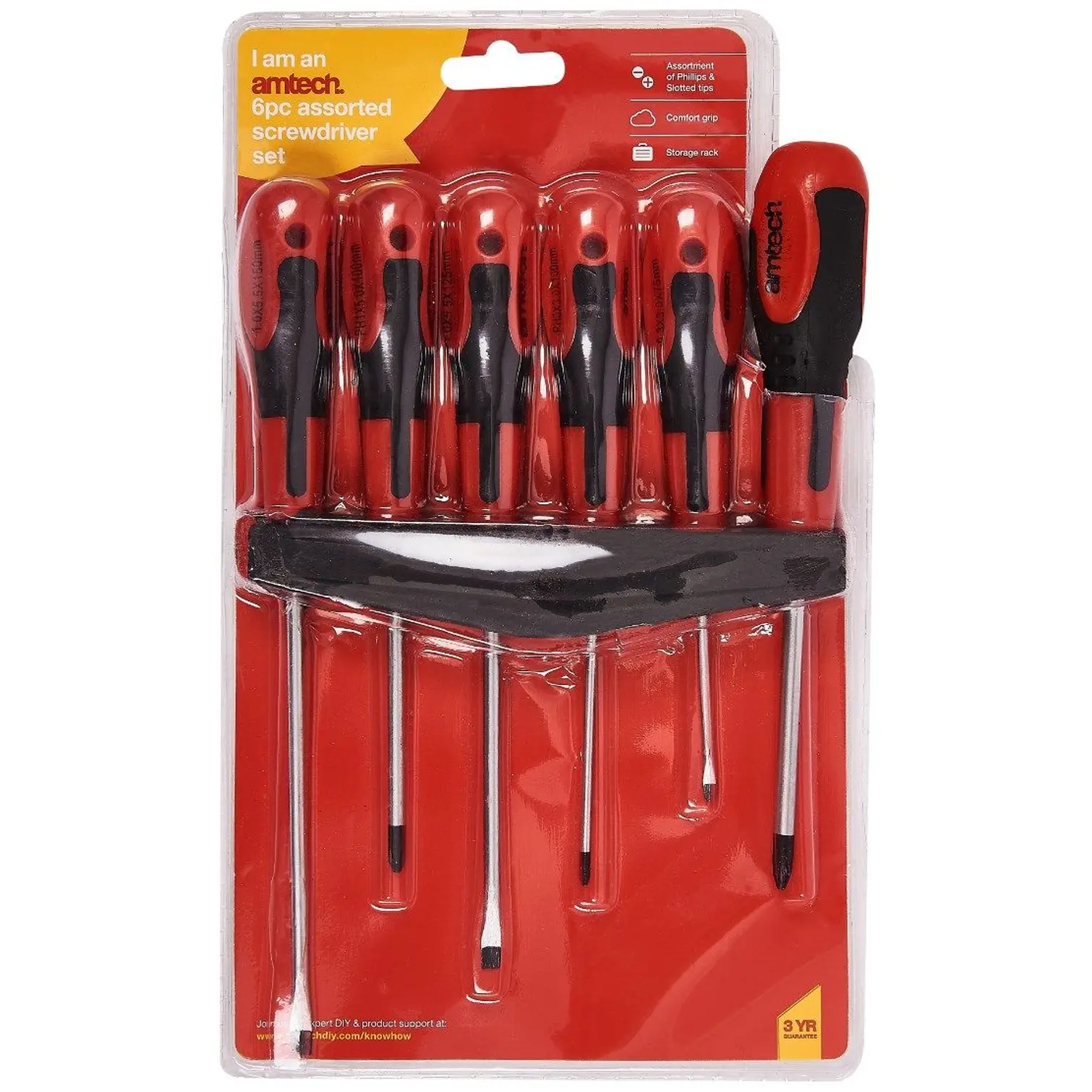 Am-Tech 6Pce Screwdriver Set