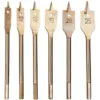 Am-Tech 6pc Flat Wood Bit Set Titanium